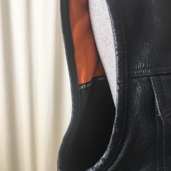 Leather Biker Vest - Picture 10 of 15